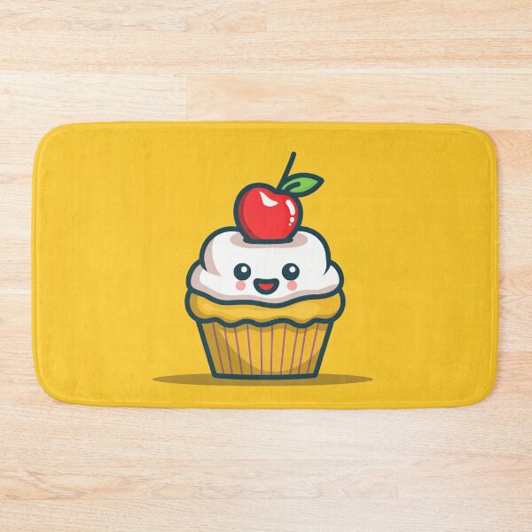 Item preview, Funny Smiled Cupcake With Cherry designed and sold by RadzioDesigns.