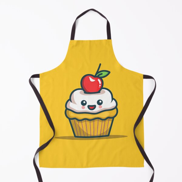 Item preview, Funny Smiled Cupcake With Cherry designed and sold by RadzioDesigns.
