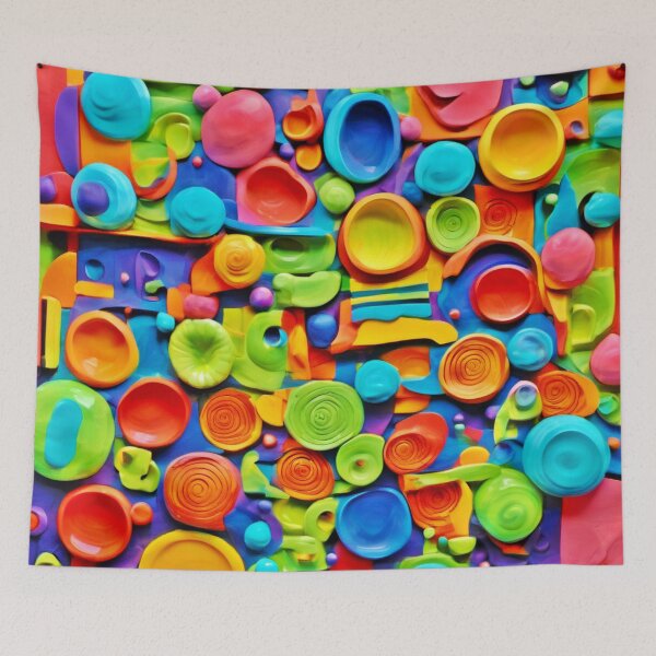 Item preview, Colorful Ceramic Art designed and sold by Health And Fitness Posts e-Store.