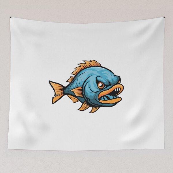 Item preview, fish is an aquatic, anamniotic, gill-bearing vertebrate animal with swimming fins and a hard skull, but lacking limbs with digits designed and sold by NATHAN  REBECCAR.