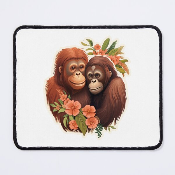 Item preview, Tapanuli Orangutan Endangered species Cute Animal In Love designed and sold by SMARTKIT DESIGNAGENCY.