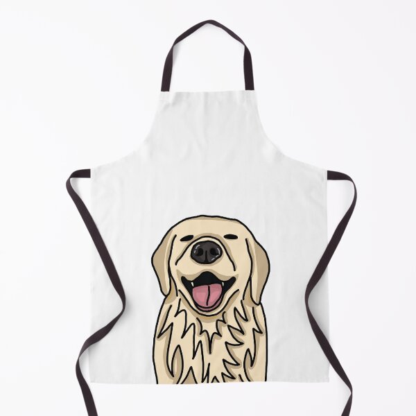 Item preview, Happy Golden Retriever designed and sold by TrixiesWorlds.