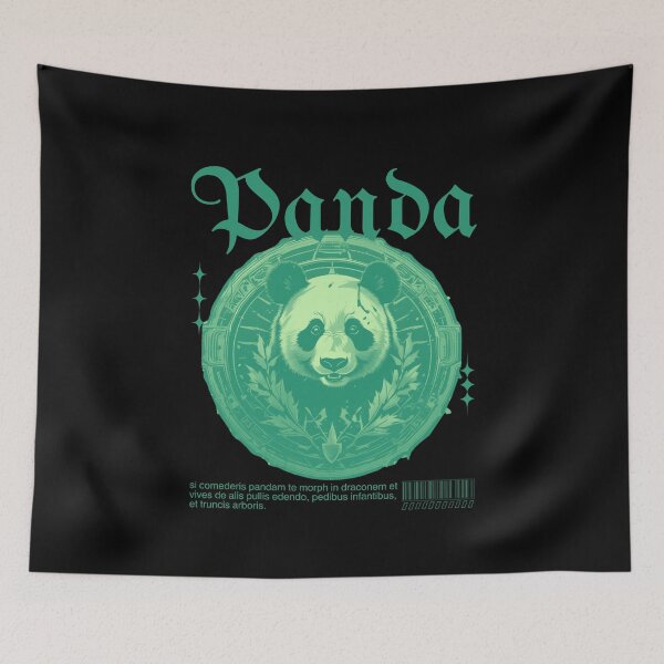 Item preview, Latin Panda - Pale Green designed and sold by pUNKnown.