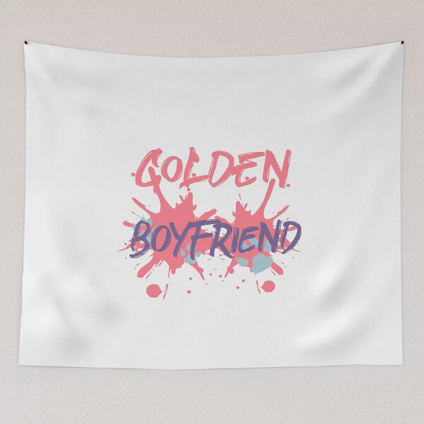 Item preview, golden retriever boyfriend designed and sold by BirtherArtShop.