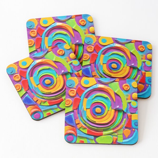 Item preview, Colorful Surreal Sculpture Play designed and sold by Health And Fitness Posts e-Store.