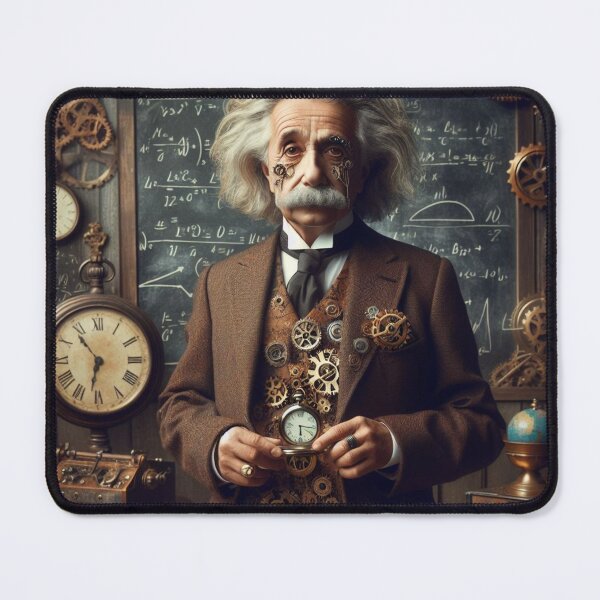 Item preview, Albert Einstein Steampunk  designed and sold by sevenmountains.