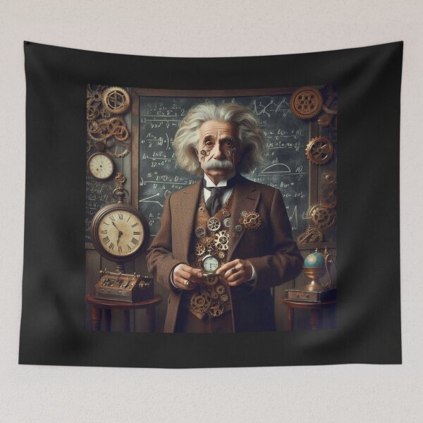 Item preview, Albert Einstein Steampunk  designed and sold by sevenmountains.