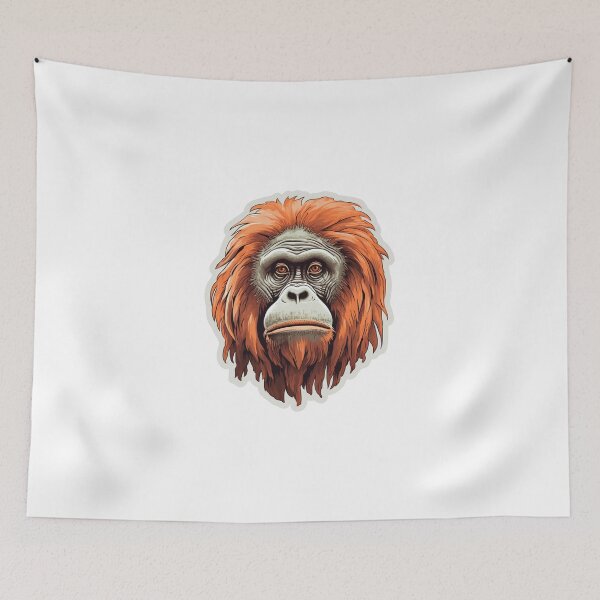 Item preview, Tapanuli Orangutan Endangered species Cute Animal In Love designed and sold by SMARTKIT  DESIGNAGENCY.