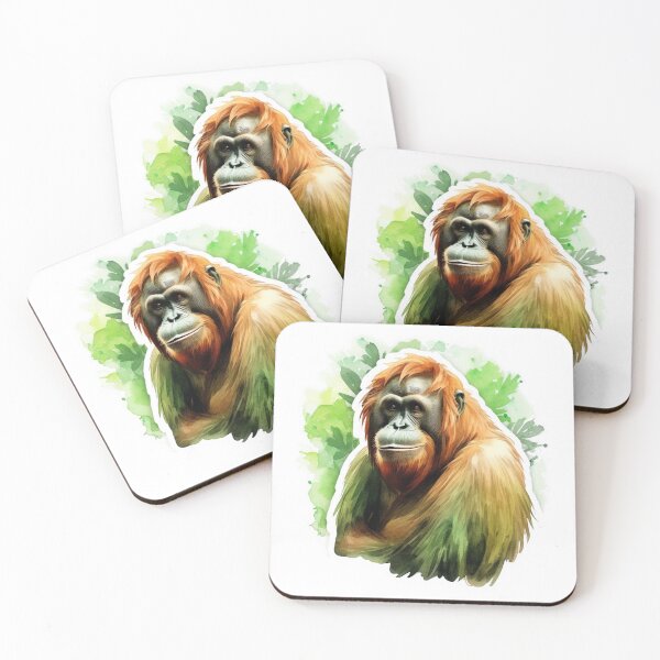 Item preview, Tapanuli Orangutan Endangered species Cute Animal In Love designed and sold by SMARTKIT  DESIGNAGENCY.