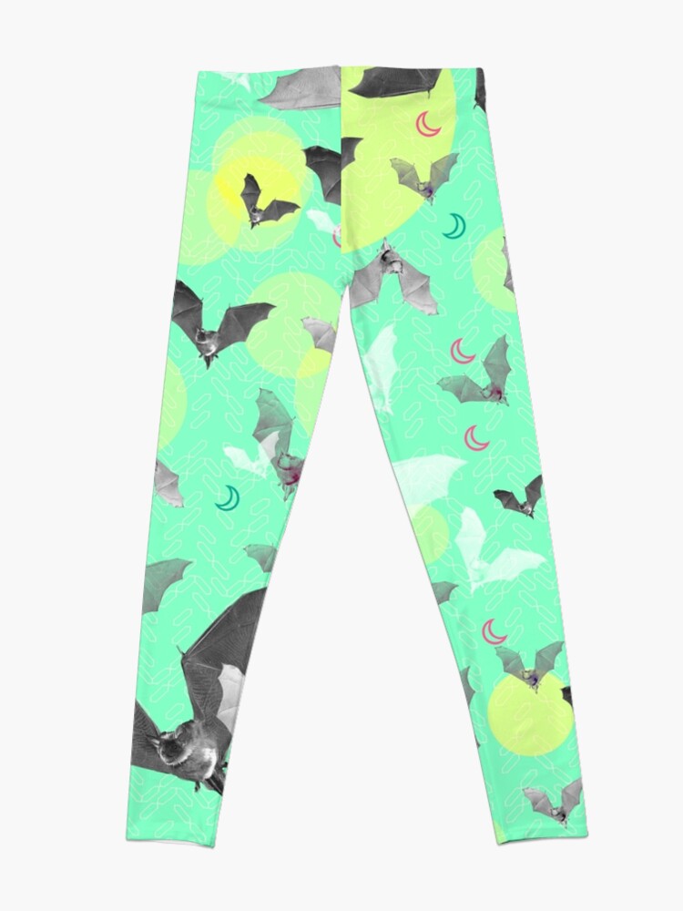 Alternate view of Halloween bat Leggings