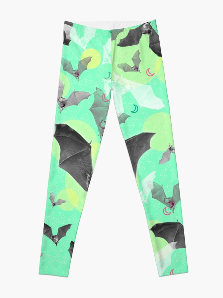 Alternate view of Halloween bat Leggings