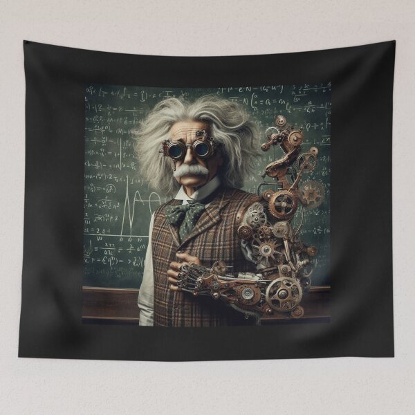Item preview, Albert Einstein Steampunk  designed and sold by sevenmountains.