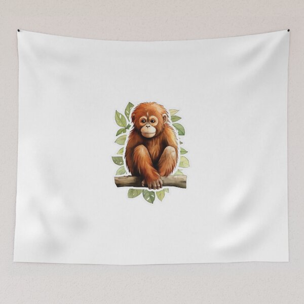 Item preview, Tapanuli Orangutan Endangered species Cute Animal In Love designed and sold by SMARTKIT  DESIGNAGENCY.