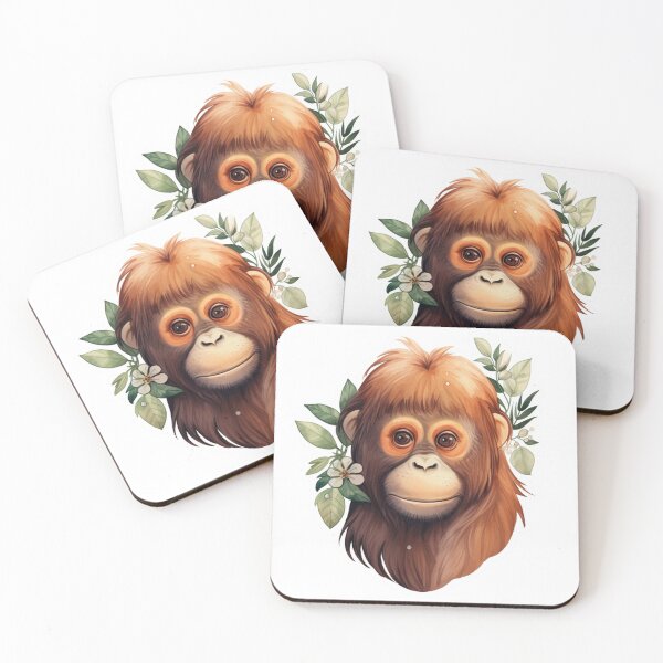 Item preview, Tapanuli Orangutan Endangered species Cute Animal In Love designed and sold by SMARTKIT  DESIGNAGENCY.