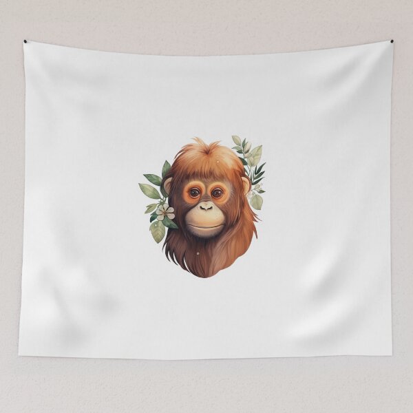 Item preview, Tapanuli Orangutan Endangered species Cute Animal In Love designed and sold by SMARTKIT  DESIGNAGENCY.
