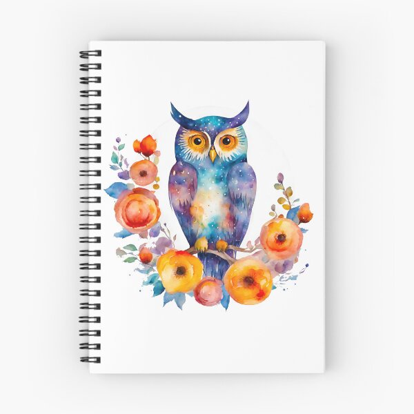 Item preview, Enchanting Owl Among Floral Moon Magic designed and sold by Tom-Johnson.