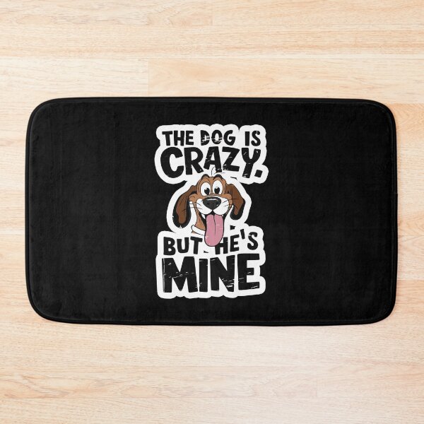 Item preview, This Dog Is Crazy Chaotic Funny Playful Amusing Cute Wild designed and sold by w1ckerman.