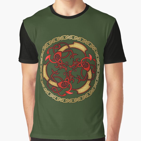 Þrírdreki "the Three Dragons" Graphic T-Shirt