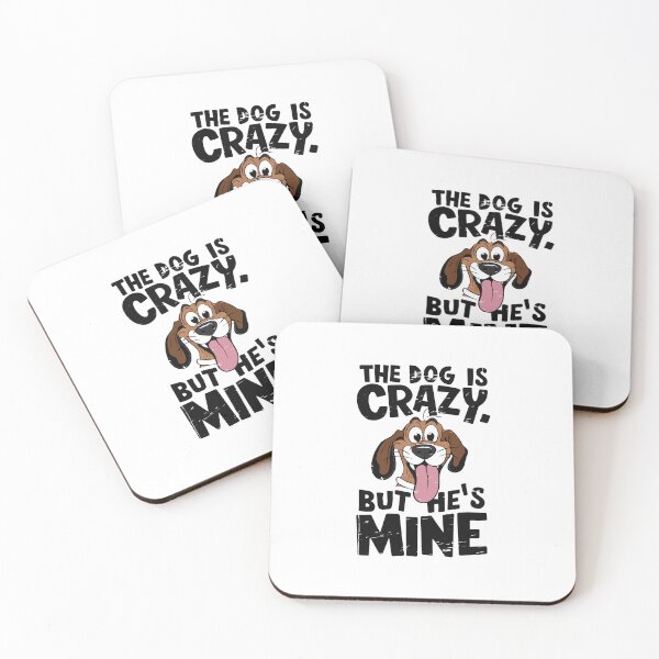 Item preview, This Dog Is Crazy Chaotic Funny Playful Amusing Cute Wild designed and sold by w1ckerman.