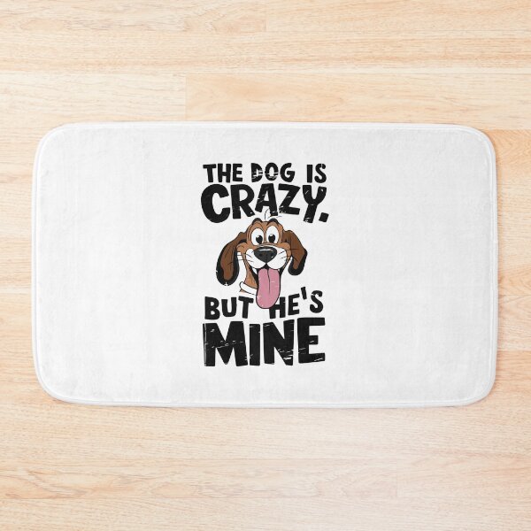 Item preview, This Dog Is Crazy Chaotic Funny Playful Amusing Cute Wild designed and sold by w1ckerman.