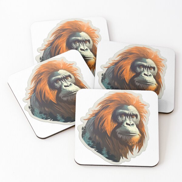 Item preview, Tapanuli Orangutan Endangered species Cute Animal In Love designed and sold by SMARTKIT  DESIGNAGENCY.