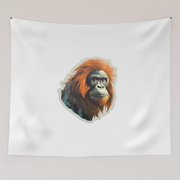Item preview, Tapanuli Orangutan Endangered species Cute Animal In Love designed and sold by SMARTKIT  DESIGNAGENCY.