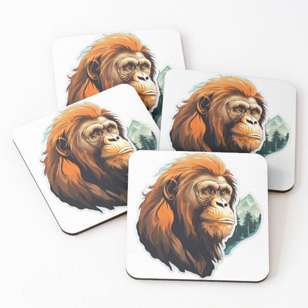 Item preview, Tapanuli Orangutan Endangered species Cute Animal In Love designed and sold by SMARTKIT  DESIGNAGENCY.