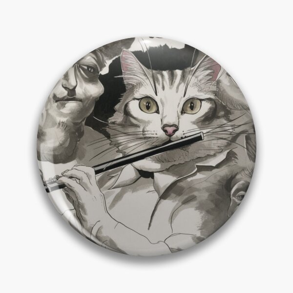 Item preview, "CAT FLUTE". FUNNY CAT FLUTIST  designed and sold by Obinne.