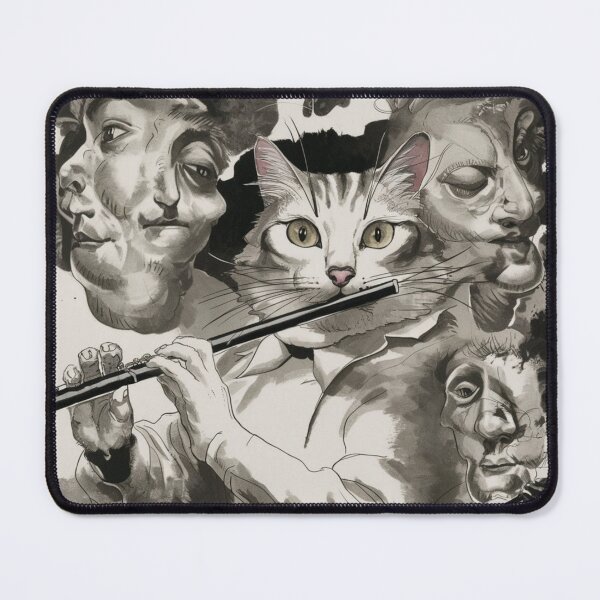 Item preview, "CAT FLUTE". FUNNY CAT FLUTIST designed and sold by Obinne.