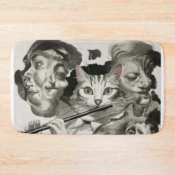 Item preview, "CAT FLUTE". FUNNY CAT FLUTIST  designed and sold by Obinne.