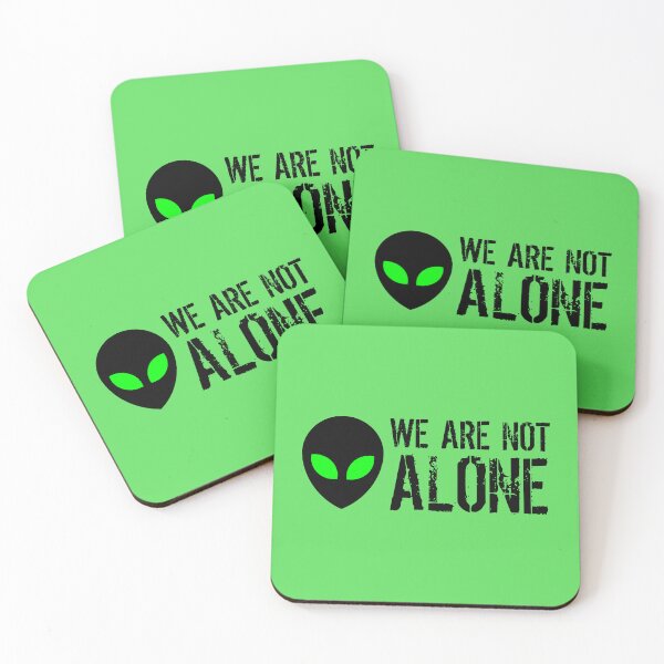 Item preview, We are not alone UFO ALIEN designed and sold by FoRes-Art.