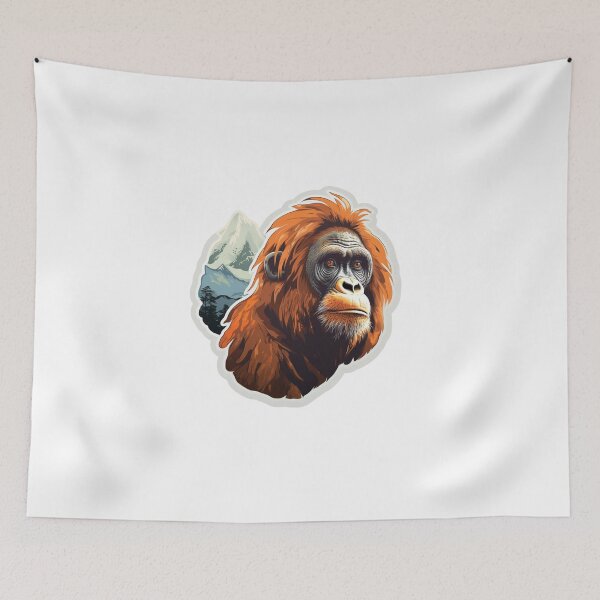 Item preview, Tapanuli Orangutan Endangered species Cute Animal In Love designed and sold by SMARTKIT  DESIGNAGENCY.