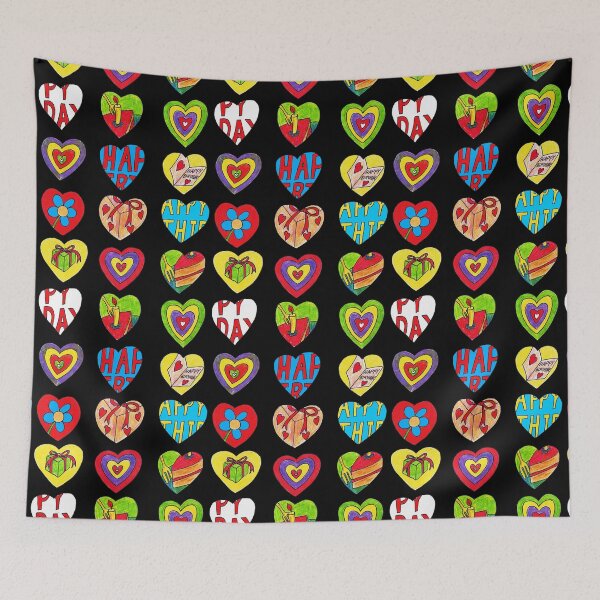 Item preview, Birthday Hearts 2 designed and sold by Justbeanhappy.