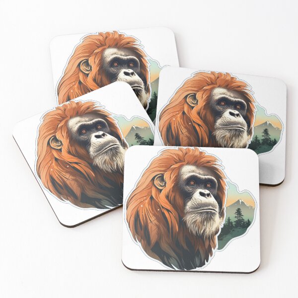 Item preview, Tapanuli Orangutan Endangered species Cute Animal In Love designed and sold by SMARTKIT  DESIGNAGENCY.