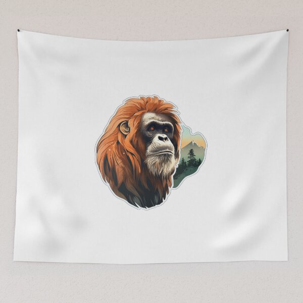 Item preview, Tapanuli Orangutan Endangered species Cute Animal In Love designed and sold by SMARTKIT  DESIGNAGENCY.