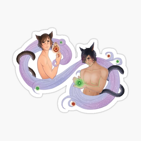 Brothers from Different Mothers - Color Version Sticker
