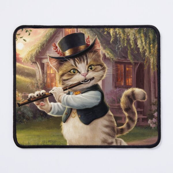 Item preview, "CAT FLUTE". FUNNY DANCING CAT FLUTIST designed and sold by Obinne.