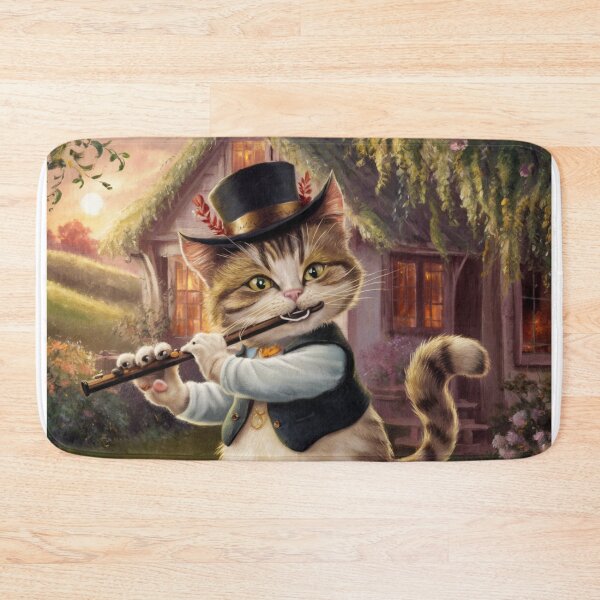 Item preview, "CAT FLUTE".  FUNNY DANCING CAT FLUTIST  designed and sold by Obinne.