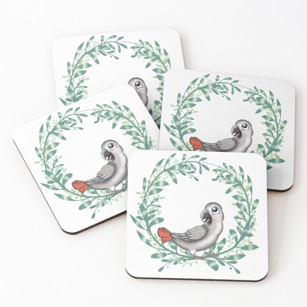 Item preview, African grey parrot designed and sold by Manxcraft.