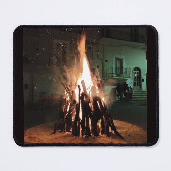 Item preview, Sacred Flames: San Giuseppe Evening in Monte Sant'Angelo designed and sold by EpicVistas.