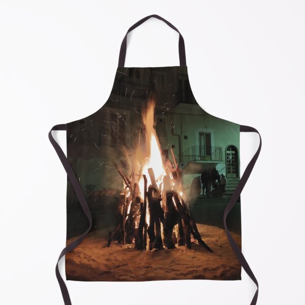 Item preview, Sacred Flames: San Giuseppe Evening in Monte Sant'Angelo designed and sold by EpicVistas.