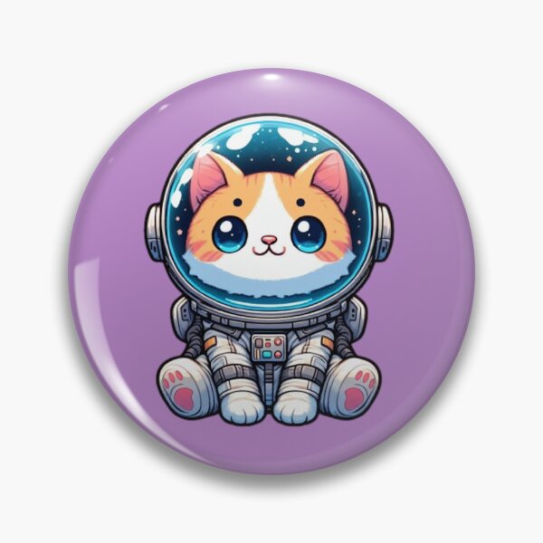 Item preview, Cosmic Cat: A Pop Art Aesthetic Sticker designed and sold by StickerStudio27.