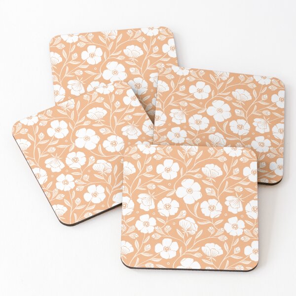 Item preview, Buttercup historically inspired floral design, orange designed and sold by Caroline Rausch.