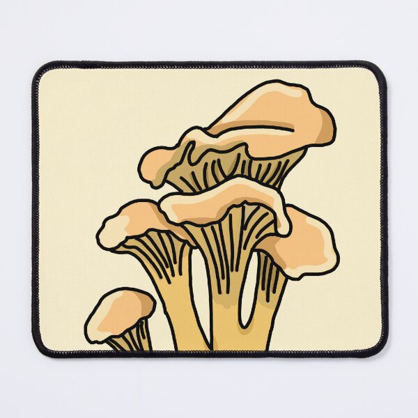 Item preview, Yellow Chanterelle Mushroom designed and sold by TrixiesWorlds.