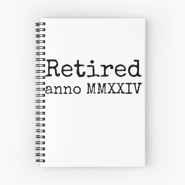 Item preview, Retirement Gift 2024 Roman Numbers  designed and sold by soapblossom.