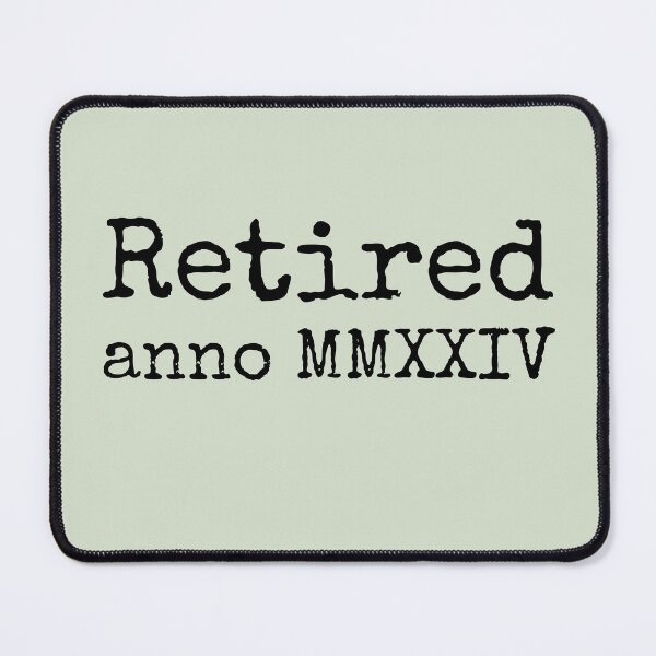 Item preview, Retirement Gift 2024 Roman Numbers  designed and sold by soapblossom.
