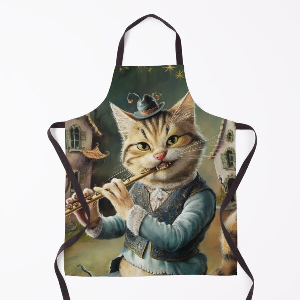 Item preview, "CAT FLUTE". CUTE CAT PLAYING FLUTE  designed and sold by Obinne.