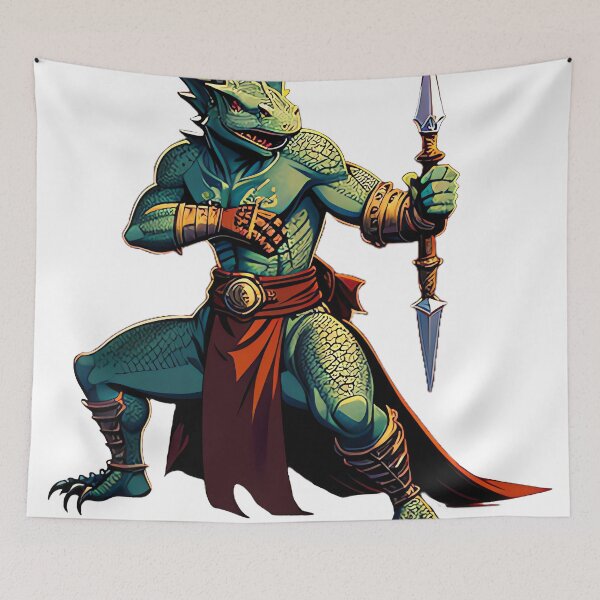 Item preview, Zenith Scalewalker D20 DND Monk Class Furry Lizard designed and sold by thejoyker1986.