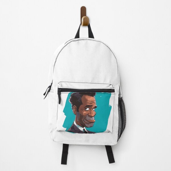 Item preview, O.J. Simpson, depicted in a whimsical cartoon style, flashes a charismatic smile. designed and sold by Svetlanhcik.