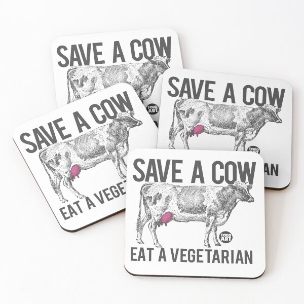 Artikelvorschau, SAVE COW EAT VEGETARIAN entworfen und verkauft von TODD GOLDMAN.